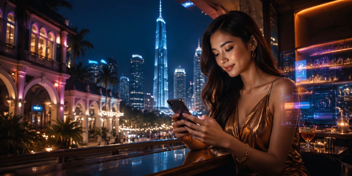 Pengguna mendaftar akaun 3d66 melalui telefon bimbit di Kuala Lumpur